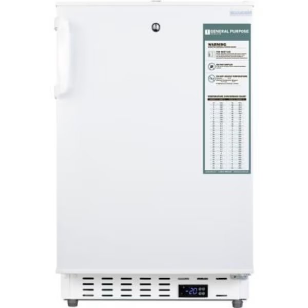 Accucold Built-In Vaccine Freezer, 2.47 CuFt, ADA, 19-3/4